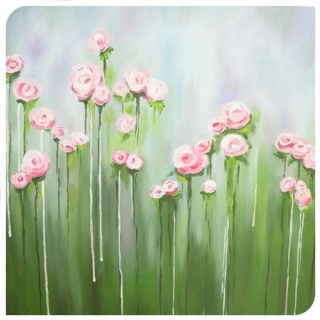 تابلو نقاشی رنگ روغن (وهم سبز)